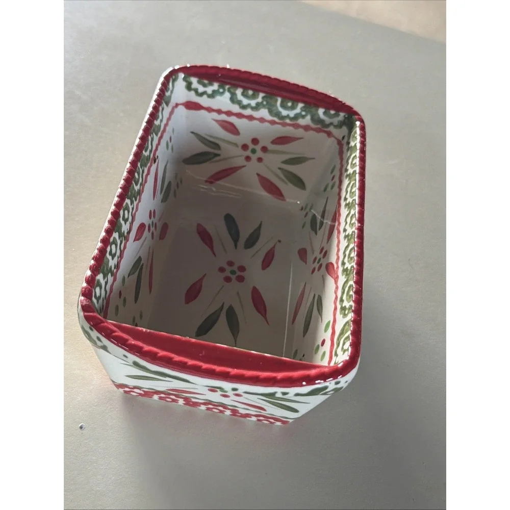 Temptations By Tara Christmas Holiday Gift 12oz Baking Mini Loaf Pan